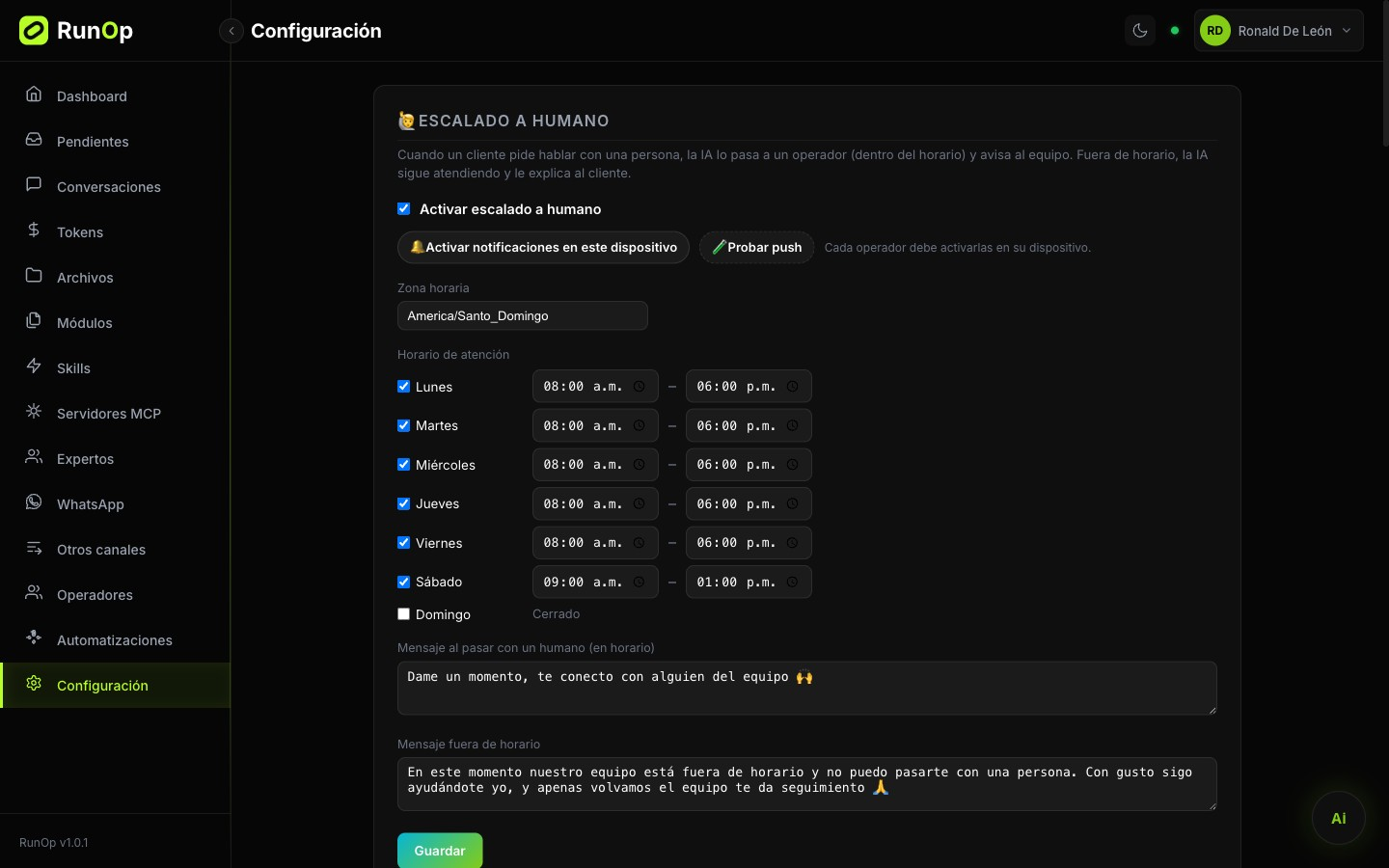 Sección de Seguridad en la configuración, con la opción de activar 2FA